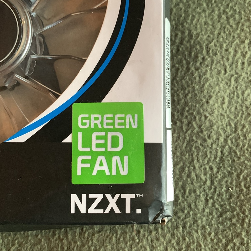 NIB NZXT 140mm LED Airflow Fan. 83.6 CFM/24.5 dBA - Picture 3 of 8